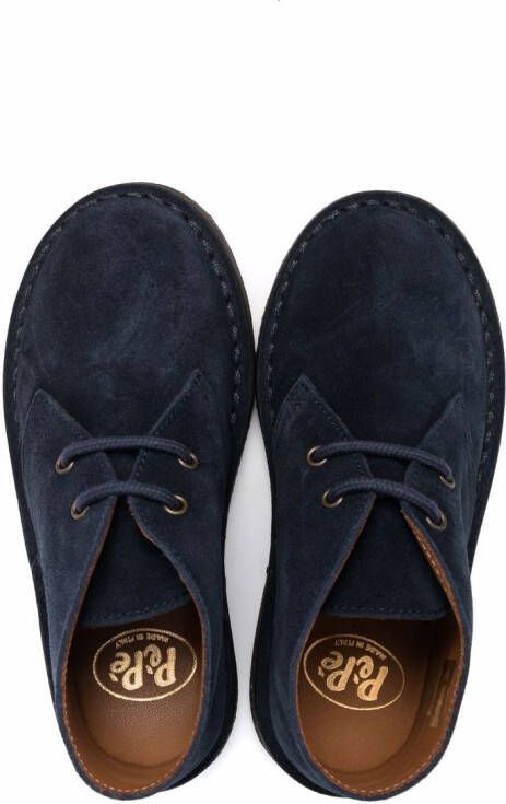 Pèpè Suède desert boots Blauw