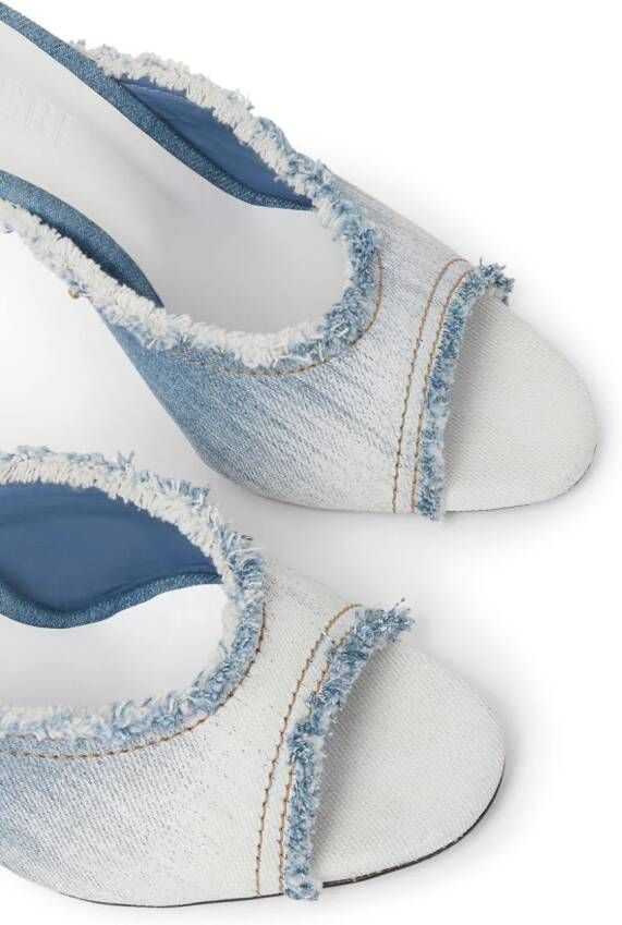 Pīferi Tiana 85 denim muiltjes Blauw