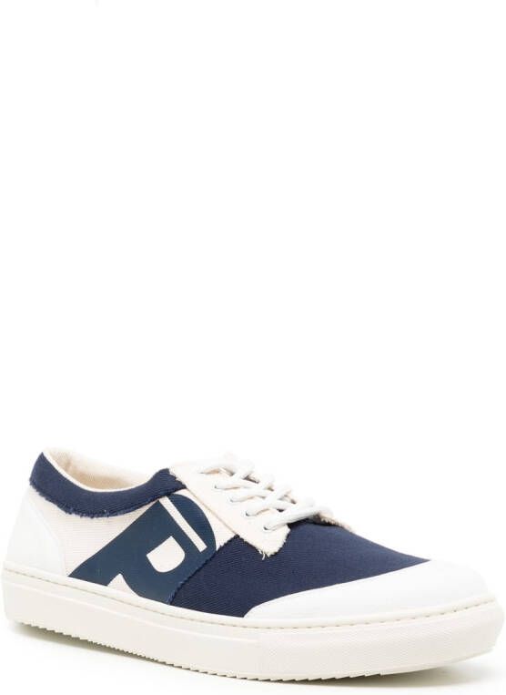 PHILEO Sneakers met logoprint Wit