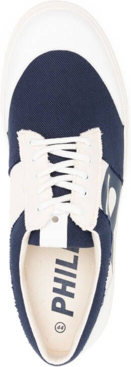 PHILEO Sneakers met logoprint Wit