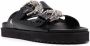 Philipp Plein Cocco leren sandalen Zwart - Thumbnail 2