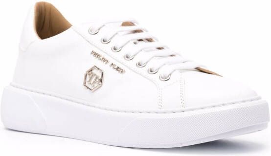 Philipp Plein Hexagon low-top sneakers Wit