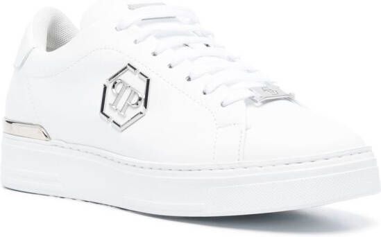 Philipp Plein Hexagon low-top sneakers Wit