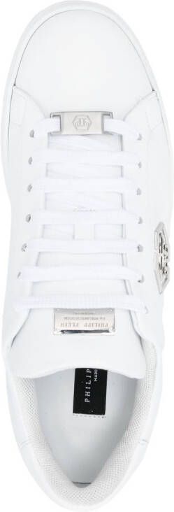 Philipp Plein Hexagon low-top sneakers Wit