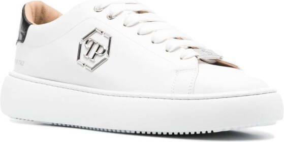 Philipp Plein Hexagon low-top sneakers Wit