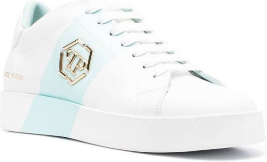 Philipp Plein Hexagon low-top sneakers Wit