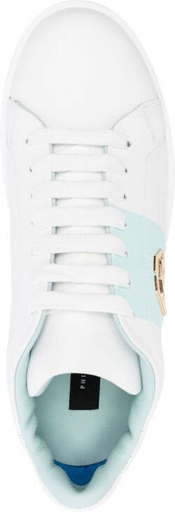 Philipp Plein Hexagon low-top sneakers Wit