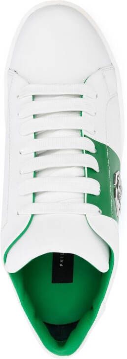 Philipp Plein Hexagon low-top sneakers Wit