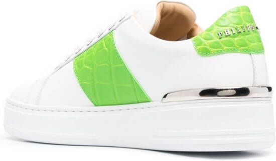 Philipp Plein Hexagon low-top sneakers Wit