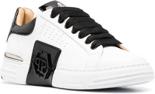 Philipp Plein Hexagon low-top sneakers Wit