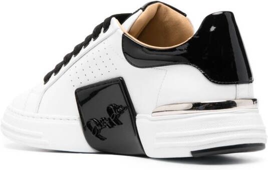 Philipp Plein Hexagon low-top sneakers Wit