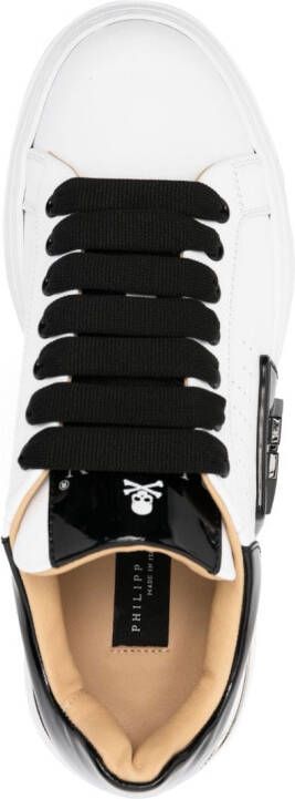 Philipp Plein Hexagon low-top sneakers Wit