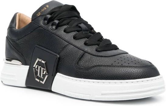 Philipp Plein Hexagon low-top sneakers Zwart