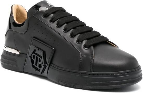 Philipp Plein Hexagon low-top sneakers Zwart