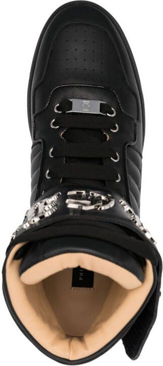 Philipp Plein High-top sneakers Zwart