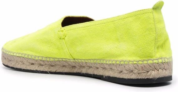 Philipp Plein Leren espadrilles Geel