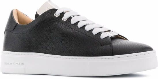 Philipp Plein Leren sneakers Zwart