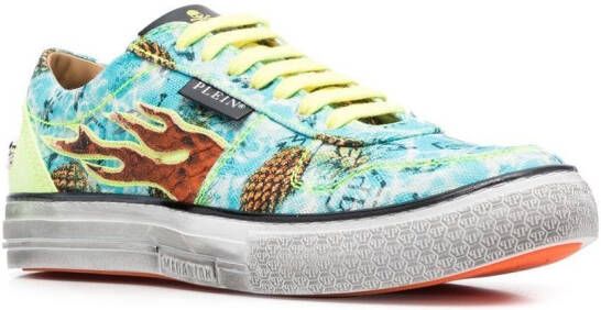 Philipp Plein Low-top sneakers Blauw