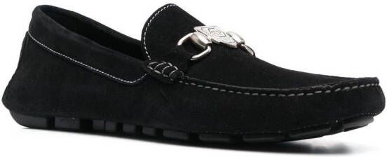 Philipp Plein Moccasin suède loafers Zwart