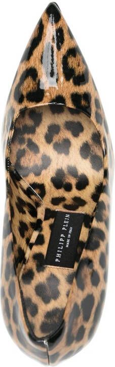 Philipp Plein Pumps met luipaardprint Beige