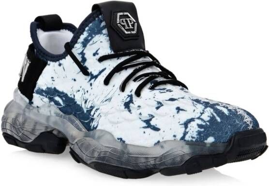 Philipp Plein Runner Hyper $hock sneakers Blauw