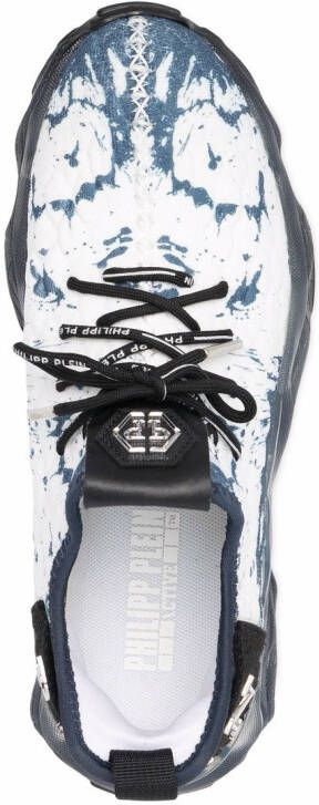 Philipp Plein Runner Hyper $hock sneakers Wit