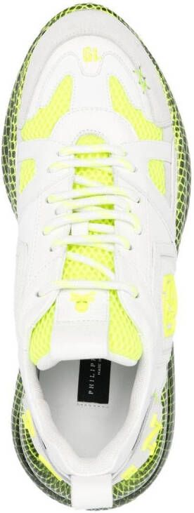 Philipp Plein Runner low-top sneakers Wit