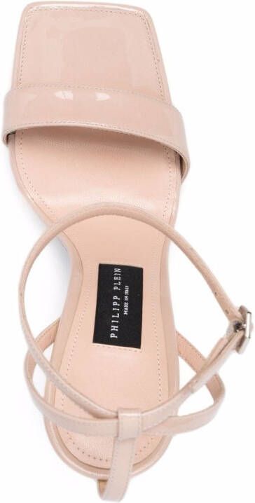 Philipp Plein Sandalen met hoge hak Beige