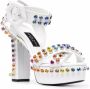 Philipp Plein Sandalen verfraaid met kristal Wit - Thumbnail 2