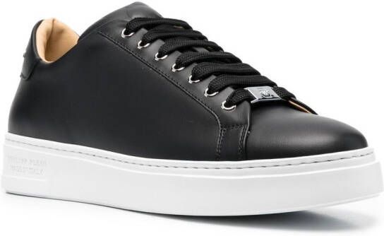 Philipp Plein Skull and Plein low-top sneakers Zwart