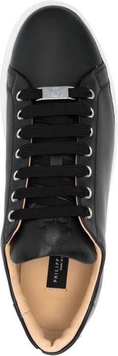 Philipp Plein Skull and Plein low-top sneakers Zwart