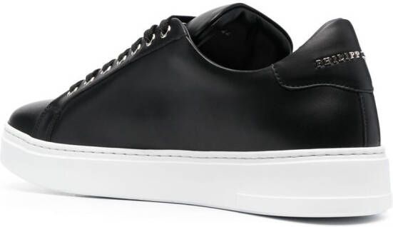 Philipp Plein Skull and Plein low-top sneakers Zwart