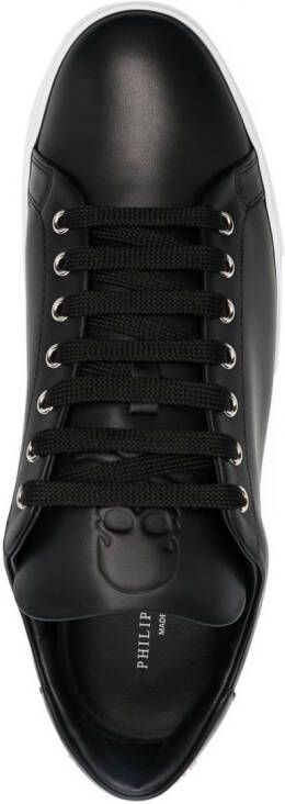 Philipp Plein Skull and Plein low-top sneakers Zwart