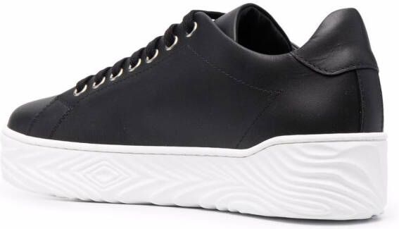 Philipp Plein Sneakers met logoplakkaat Zwart