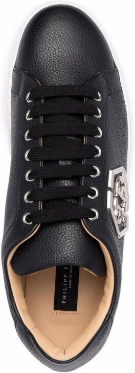 Philipp Plein Sneakers met logoplakkaat Zwart