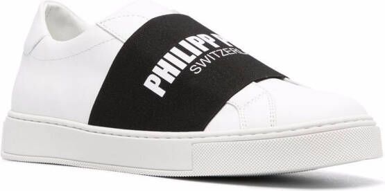 Philipp Plein Sneakers met logoprint Wit