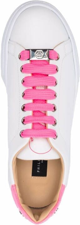 Philipp Plein Sneakers met logoprint Wit