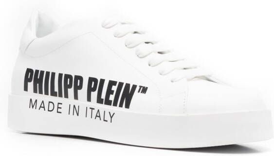 Philipp Plein Sneakers met logoprint Wit