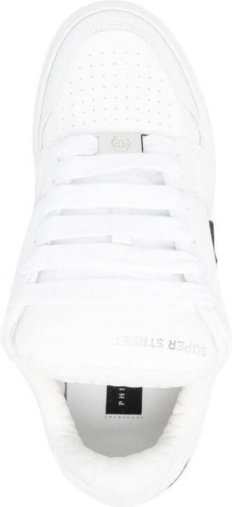 Philipp Plein Super Street low-top sneakers Wit