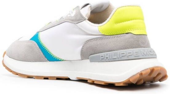 Philippe Model Paris Sneakers met colourblocking Wit