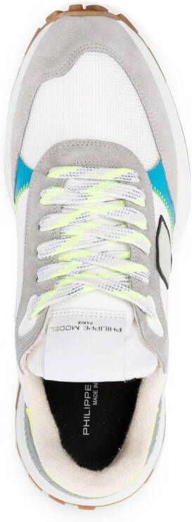 Philippe Model Paris Sneakers met colourblocking Wit