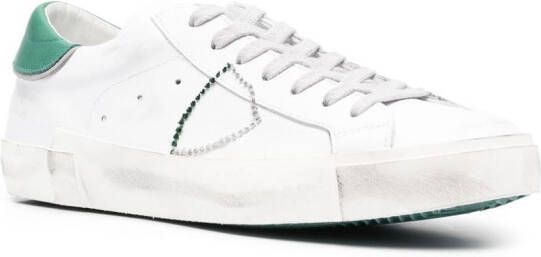 Philippe Model Paris Sneakers met gerafeld-effect Wit