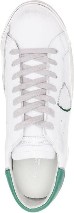 Philippe Model Paris Sneakers met gerafeld-effect Wit