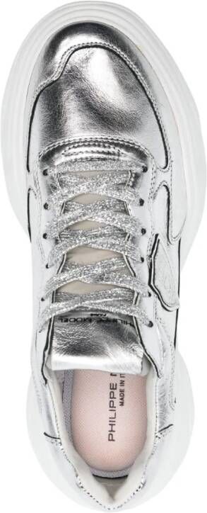 Philippe Model Paris Low-top sneakers Zilver