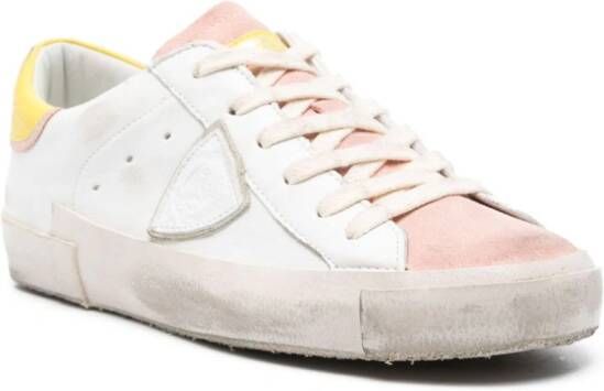 Philippe Model Paris PRSX leren sneakers Roze