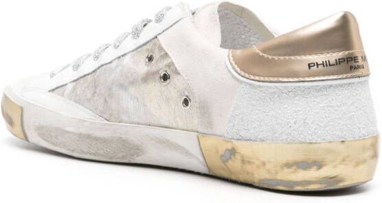 Philippe Model Paris Prsx sneakers met vlakken Zilver