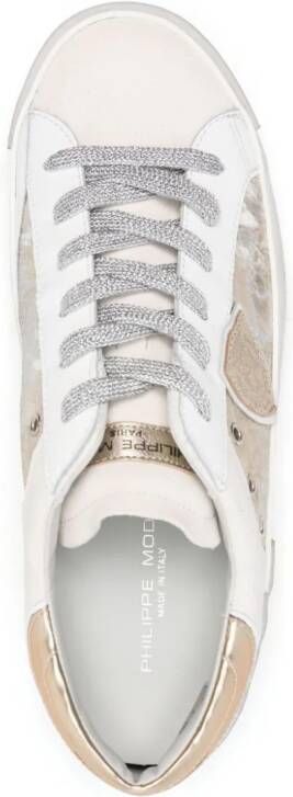 Philippe Model Paris Prsx sneakers met vlakken Zilver