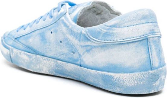 Philippe Model Paris Prsx sneakers met gerafeld effect Blauw