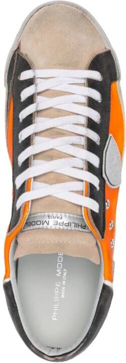 Philippe Model Paris Prsx sneakers met gerafeld effect Oranje