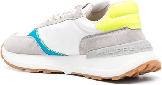 Philippe Model Paris Sneakers met colourblocking Wit